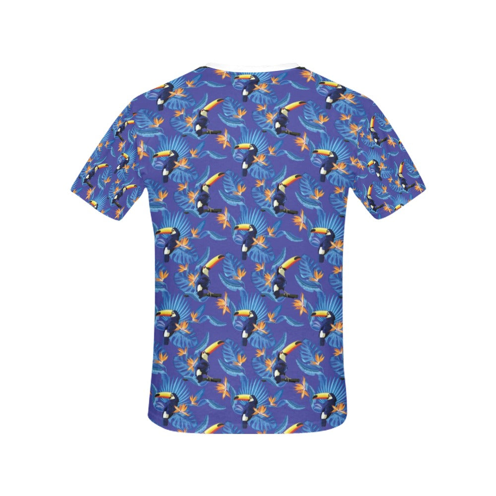 Toucan Print Design LKS306 Women's  T-shirt