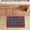 Rooster Pattern Print Design A02 Kitchen Mat