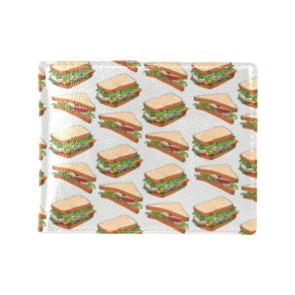 Sandwich Print Design LKS302 Men's ID Card Wallet