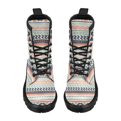 Tribal Aztec vintage pattern Women's Boots