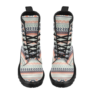 Tribal Aztec vintage pattern Women's Boots