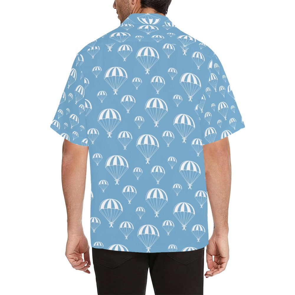 Skydiver Print Design LKS305 Men's Hawaiian Shirt