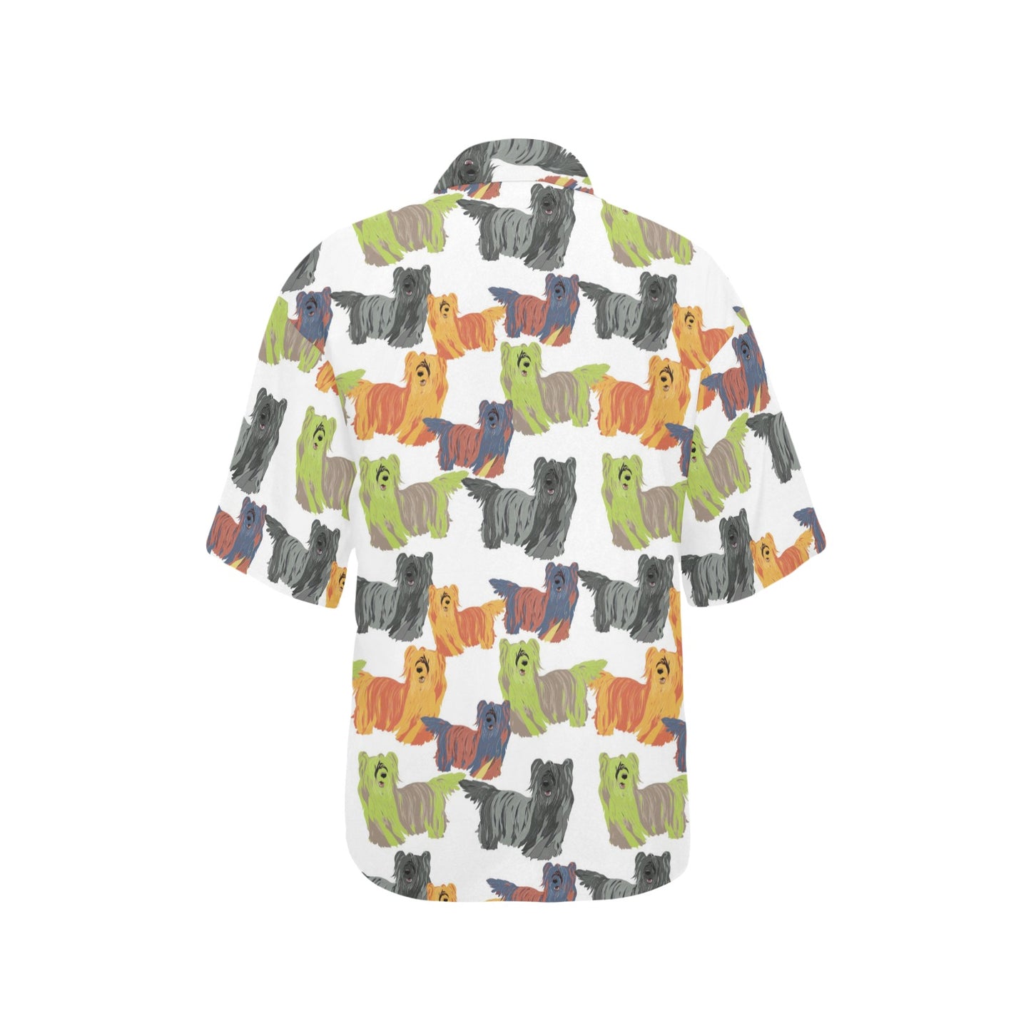 Skye Terriers Print Design LKS301 Women's Hawaiian Shirt