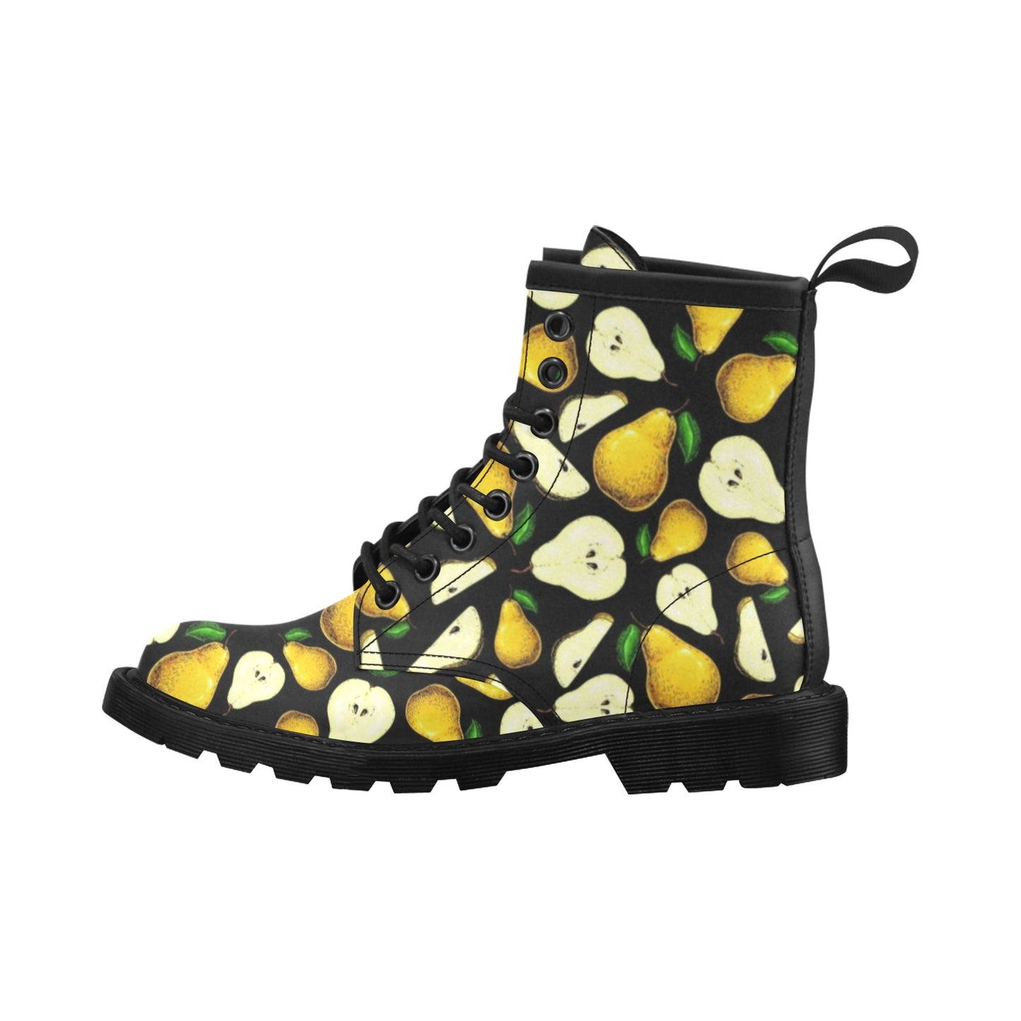 Pear Pattern Print Design PE01 Women's Boots