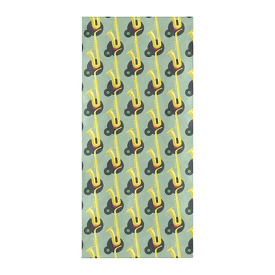 Saxophone Print Design LKS405 Beach Towel 32" x 71"