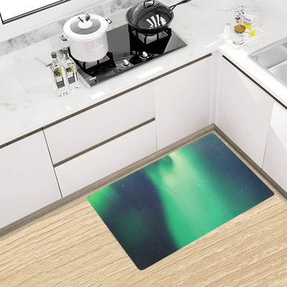 Aurora Borealis Pattern Print Design 04 Kitchen Mat