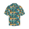 Tiger Tropical Print Design LKS301 Men's Hawaiian Shirt