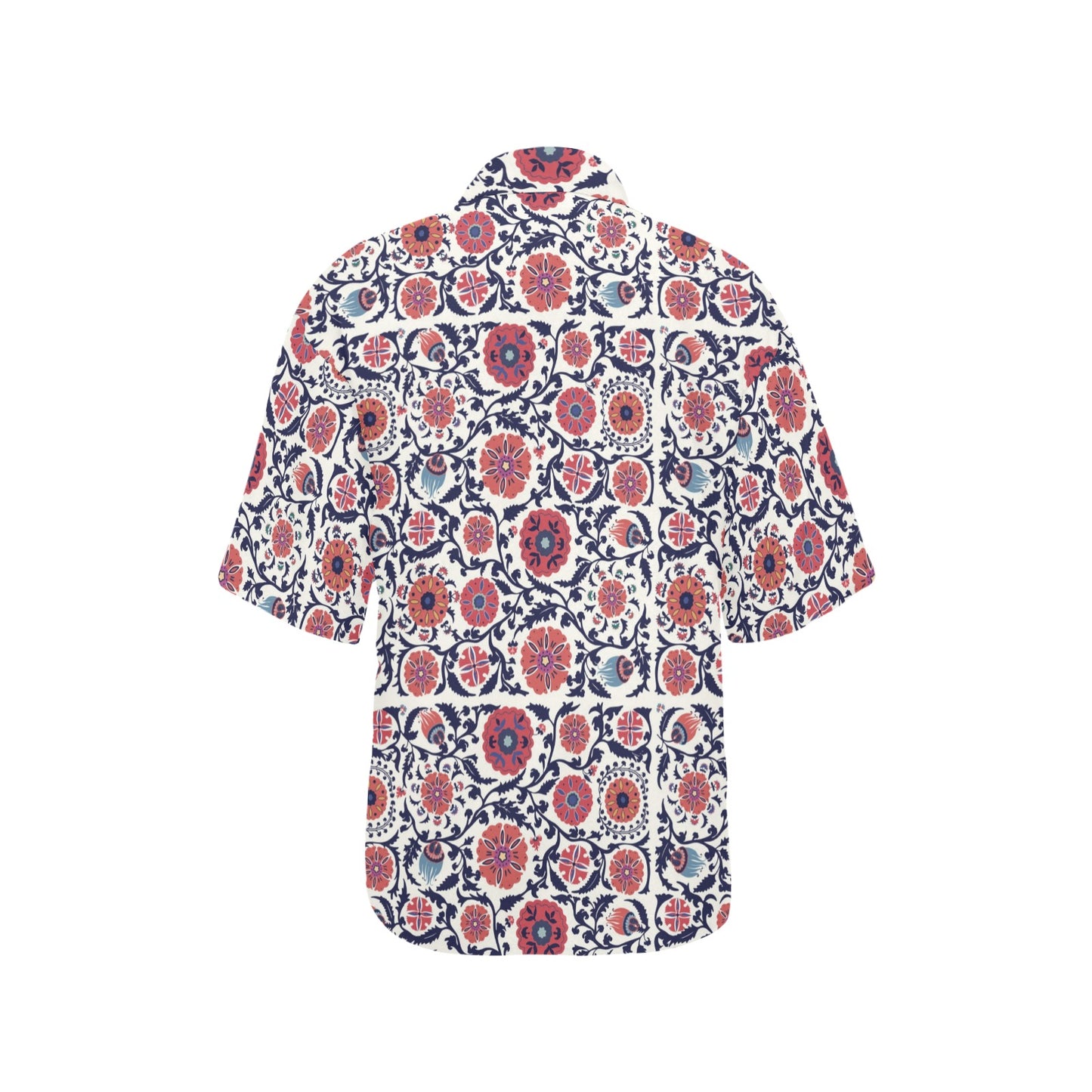 Suzani Print Design LKS304 Women's Hawaiian Shirt