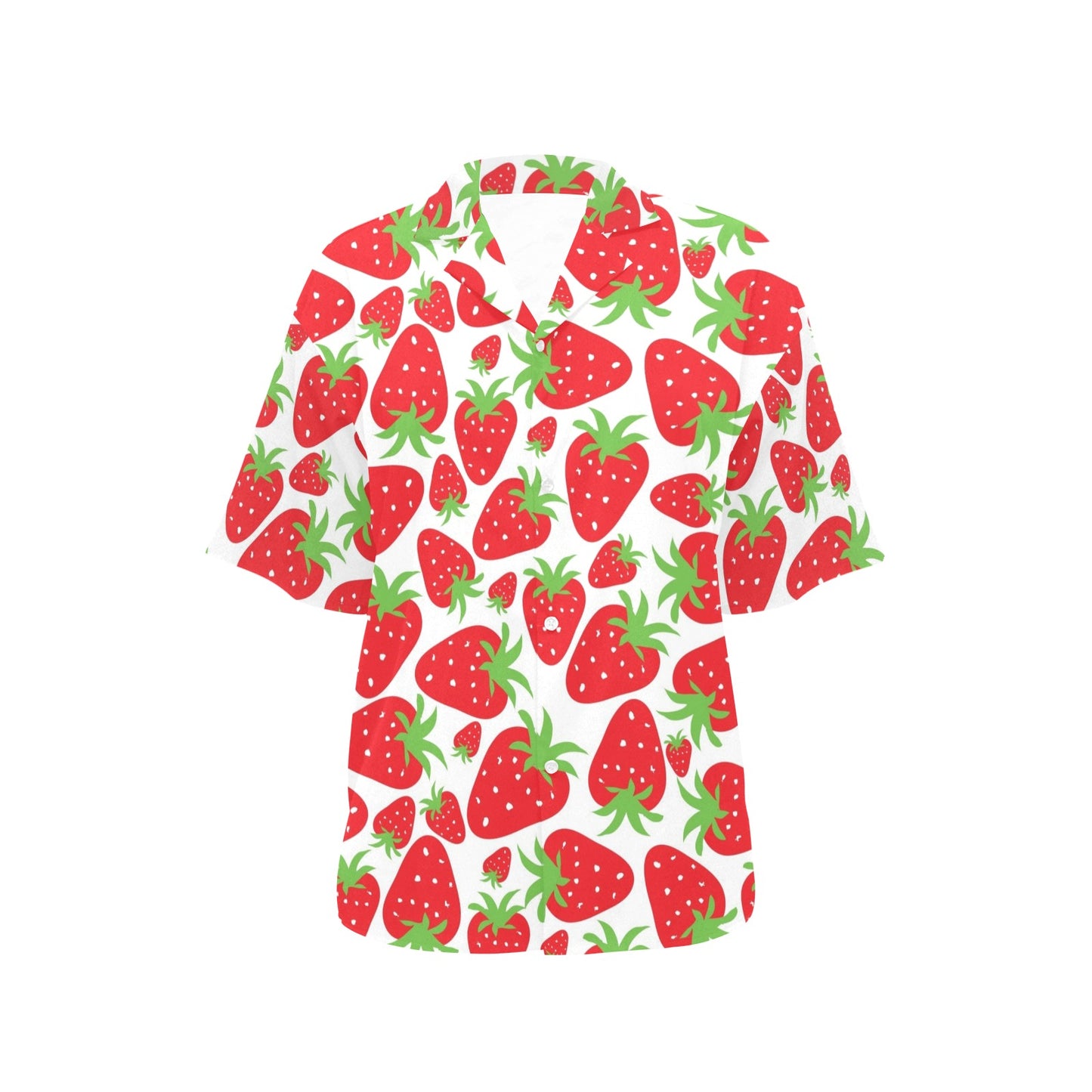 Strawberry Pattern Print Design SB01 Women's Hawaiian Shirt