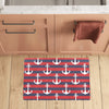 Nautical Pattern Print Design A05 Kitchen Mat