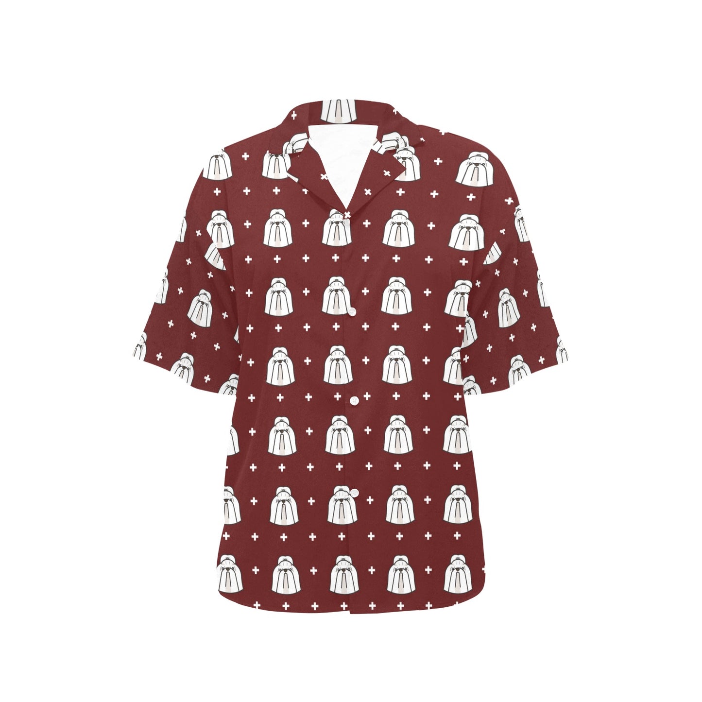 Shih Tzu Print Design LKS301 Women's Hawaiian Shirt
