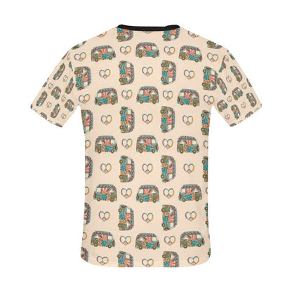 Hippie Van Peace Print Design LKS303 Men's All Over Print T-shirt