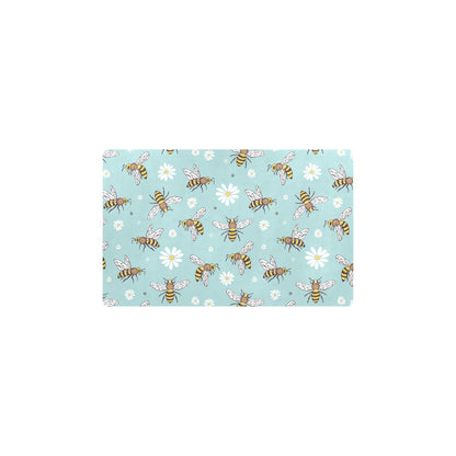Bee Pattern Print Design BEE010 Kitchen Mat