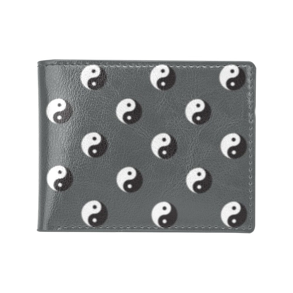 Yin Yang Print Design LKS303 Men's ID Card Wallet