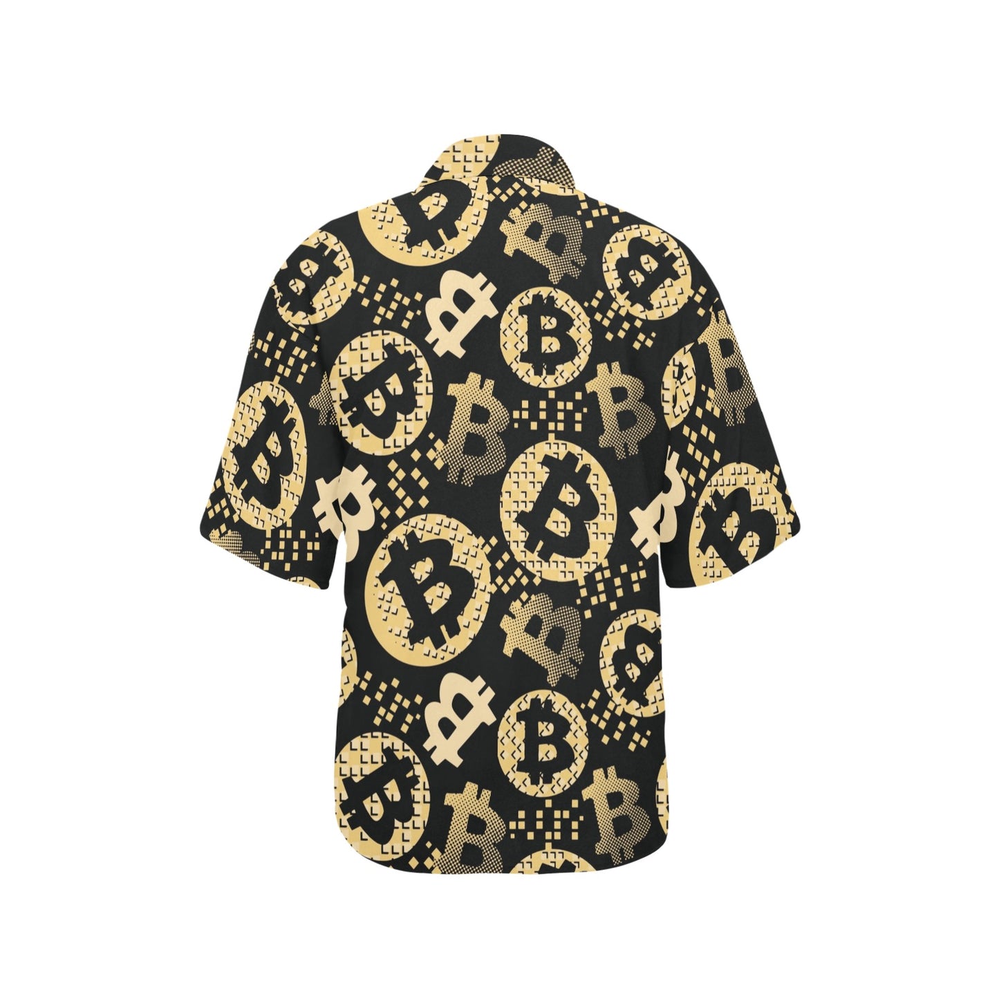 Bitcoin Pattern Print Design DO06 Women's Hawaiian Shirt
