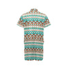 Navajo Style Print Pattern Men's Romper