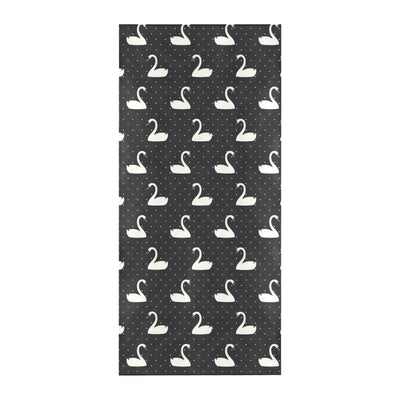 Swan Print Design LKS401 Beach Towel 32" x 71"