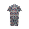 Bohemian Pattern Print Design 02 Men's Romper