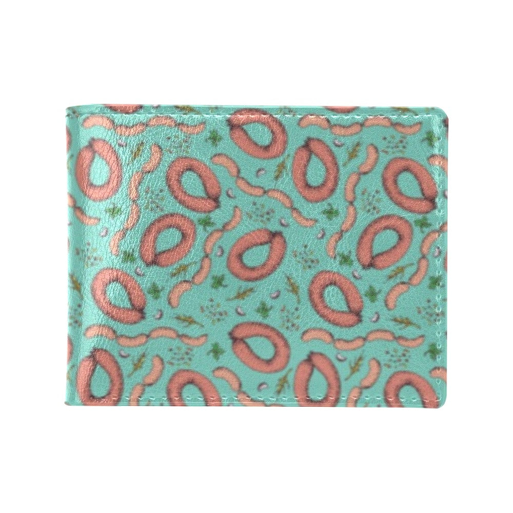 Sausage Print Design LKS303 Men's ID Card Wallet