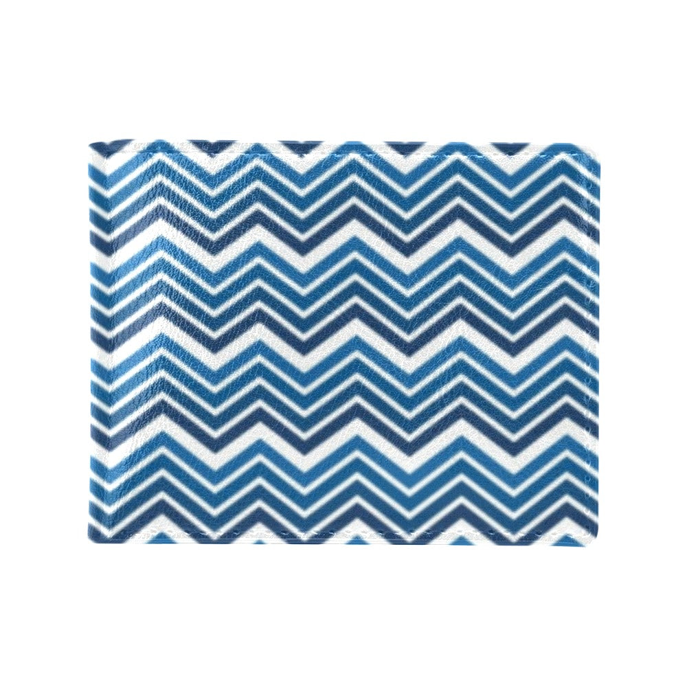 Chevron Print Design LKS403 Men's ID Card Wallet