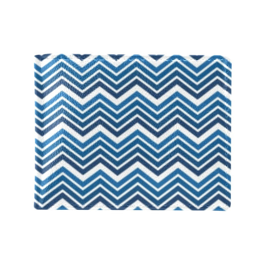 Chevron Print Design LKS403 Men's ID Card Wallet