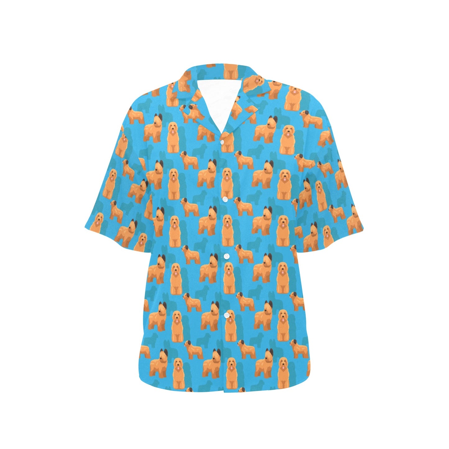 Briards Pattern Print Design 01 Women's Hawaiian Shirt