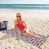 Sausage Print Design LKS301 Beach Towel 32" x 71"