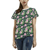 Hibiscus Tropical Print Design LKS309 Women's  T-shirt