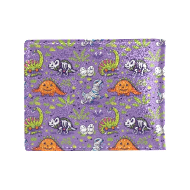 Zombie Dinosaur Print Design LKS302 Men's ID Card Wallet