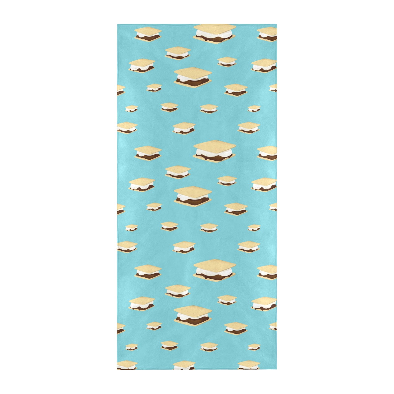 S_Mores Print Design LKS302 Beach Towel 32" x 71"