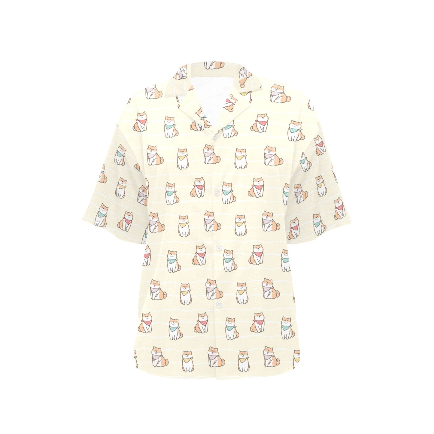 Shiba Inu Print Design LKS306 Women's Hawaiian Shirt