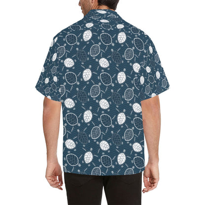 Sea Turtle Print Design LKS3015 Men's Hawaiian Shirt
