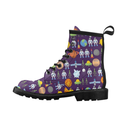 Alien Astronaut Planet Women's Boots