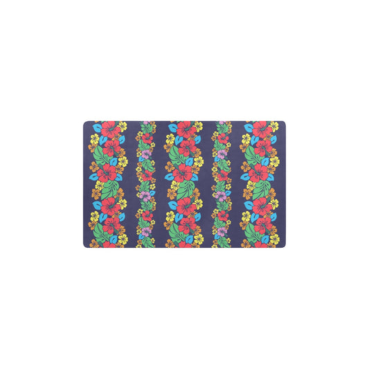 Hawaiian Themed Pattern Print Design H03 Kitchen Mat