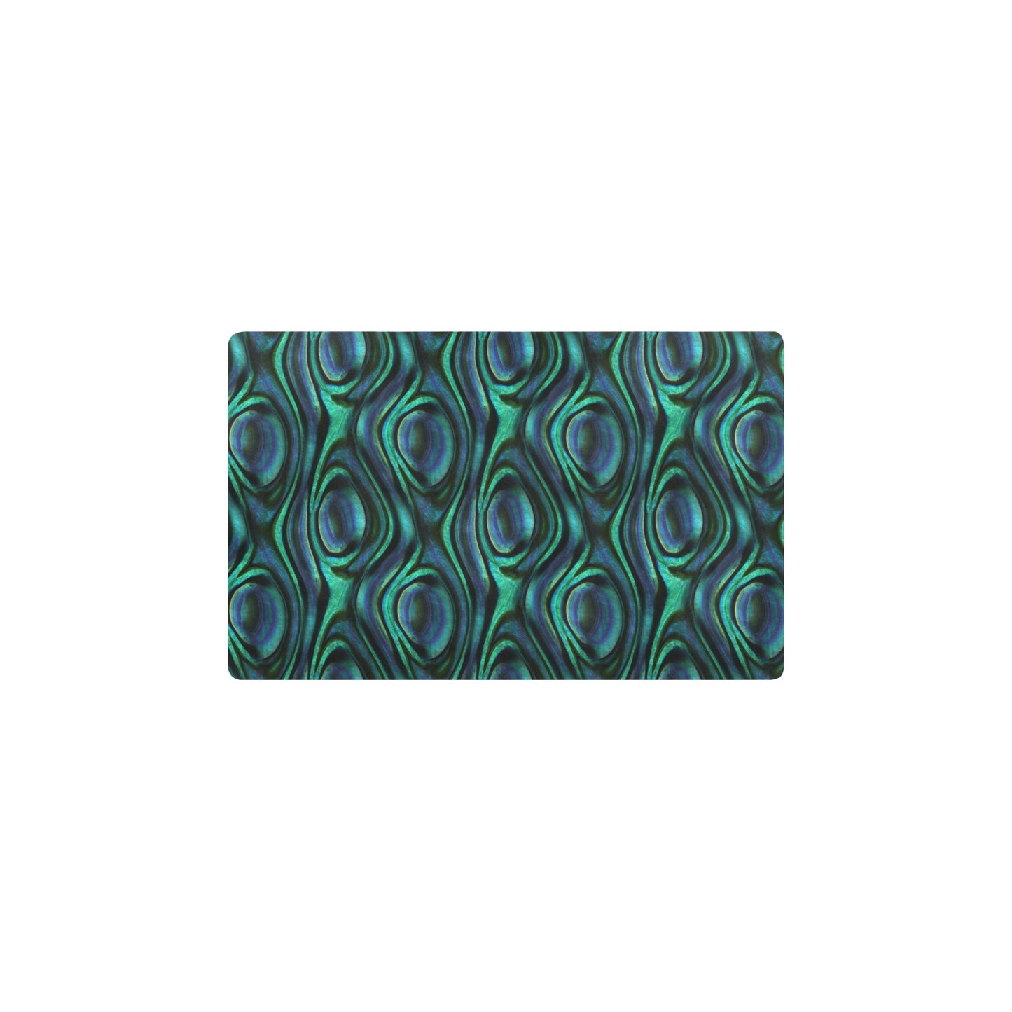 Abalone Pattern Print Design 01 Kitchen Mat