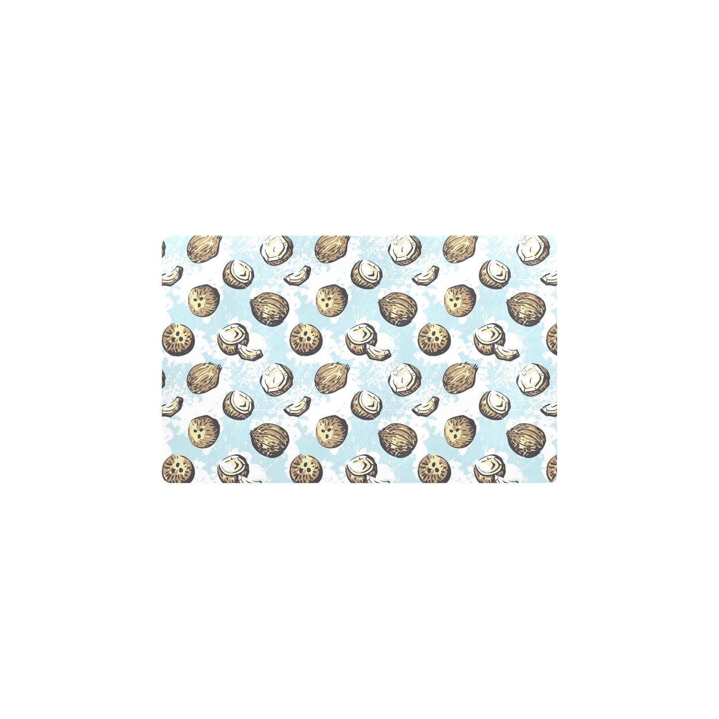 Coconut Pattern Print Design CN01 Kitchen Mat