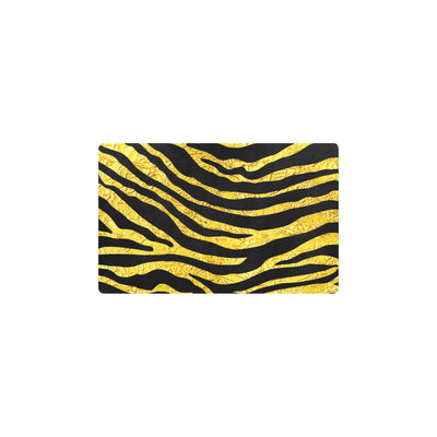 zebra Gold Kitchen Mat