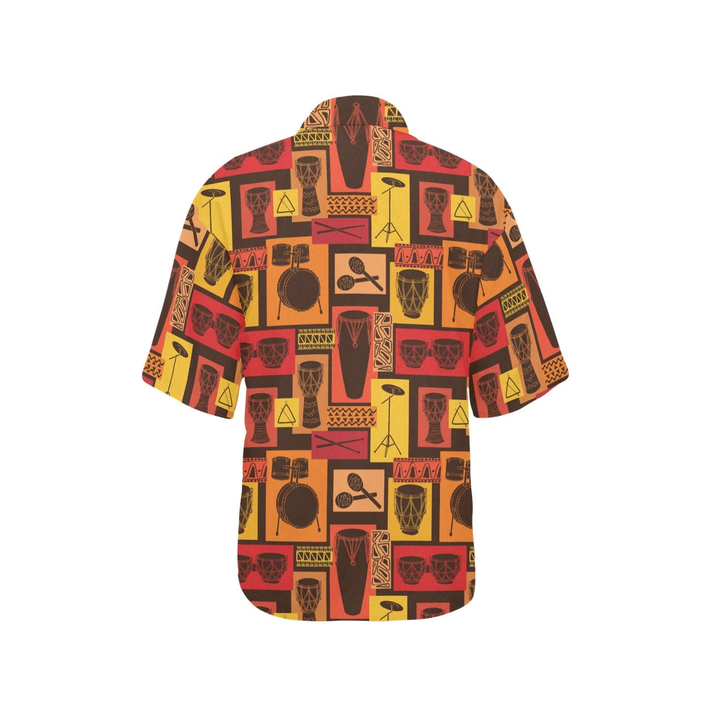 Percussion Pattern Print Design 02 Women's Hawaiian Shirt