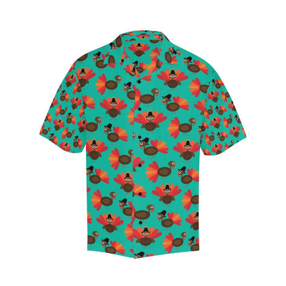 Thanksgiving Print Design LKS307 Men's Hawaiian Shirt