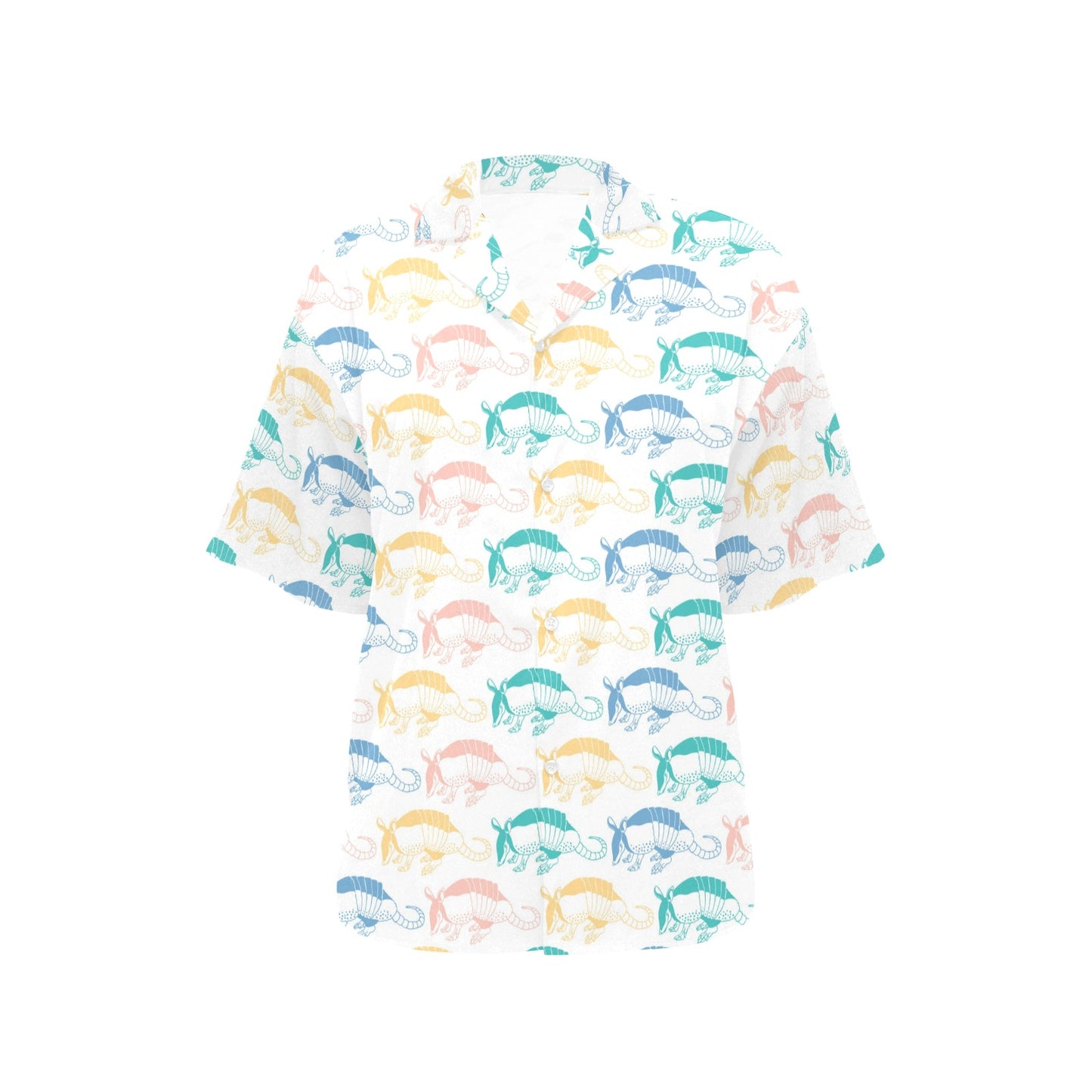 Armadillo Pattern Print Design 05 Women's Hawaiian Shirt