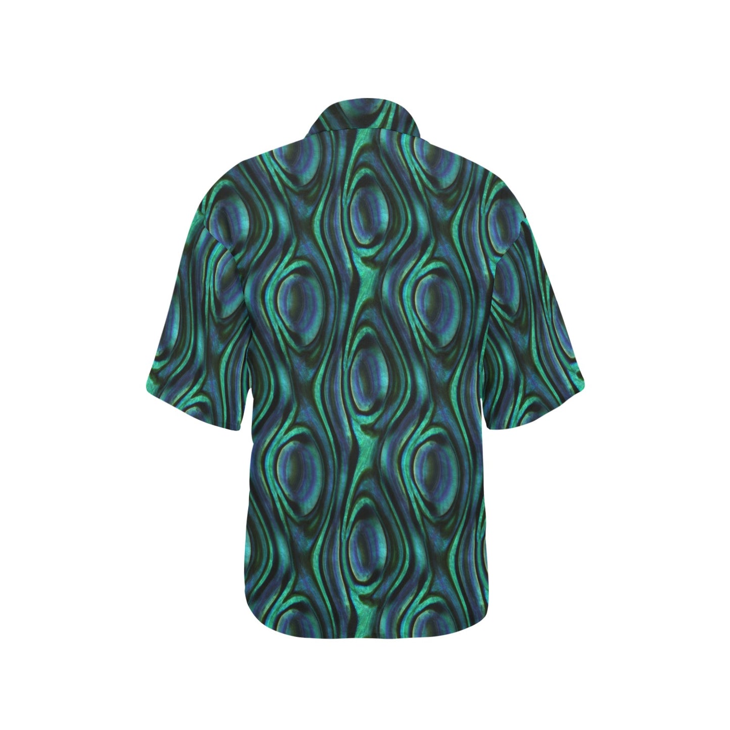 Abalone Pattern Print Design 01 Women's Hawaiian Shirt