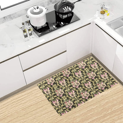 Baroque Pattern Print Design 02 Kitchen Mat
