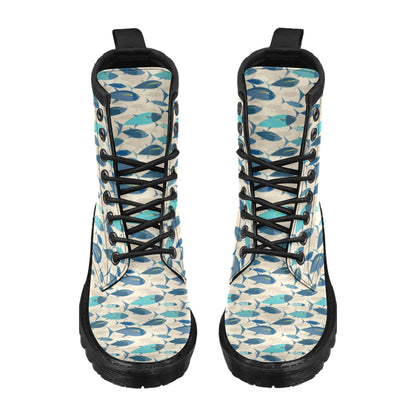 Tuna Fish Print Design LKS302 Women's Boots