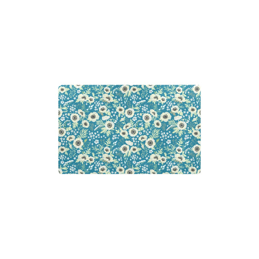 Anemone Pattern Print Design 01 Kitchen Mat