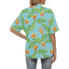 Bird Of Paradise Pattern Print Design BOP04 Women's Hawaiian Shirt