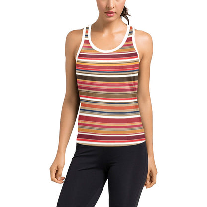 Serape Print Design LKS301 Women's Racerback Tank Top