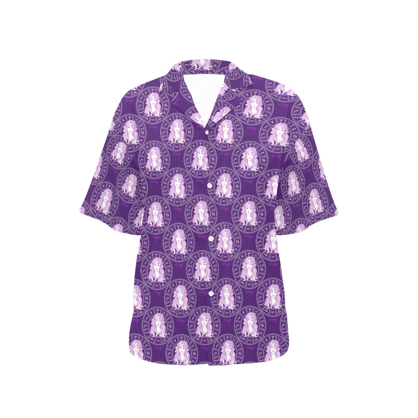 Virgo Print Design LKS301 Women's Hawaiian Shirt