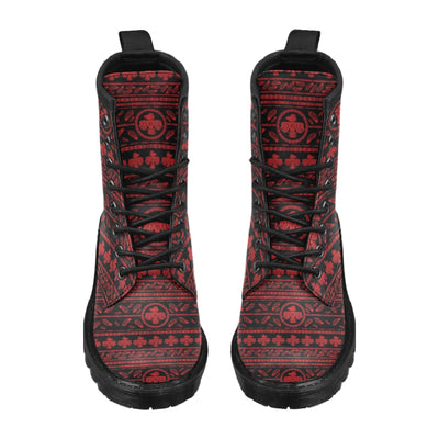 Native American Eagle Themed Print Women's Boots