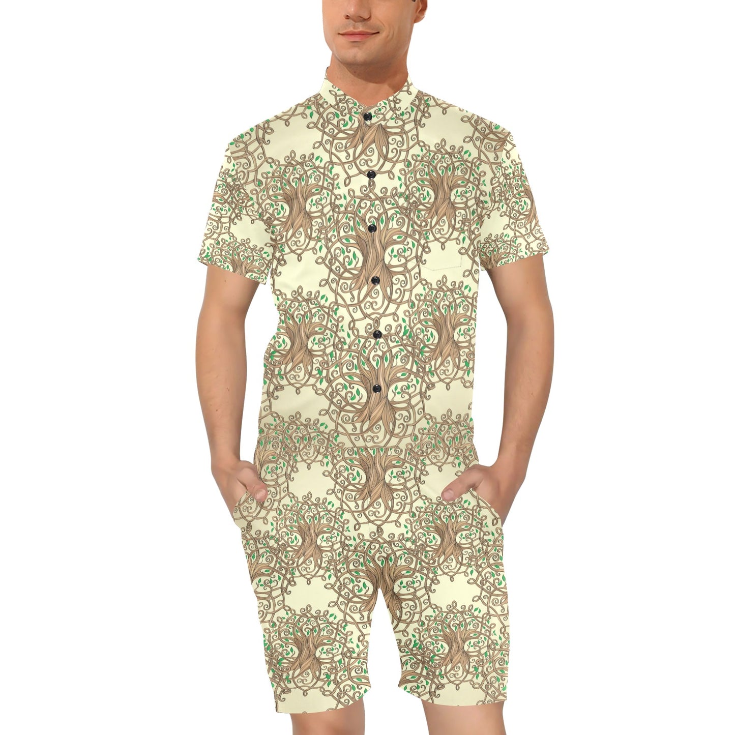 Celtic Tree of life Men's Romper