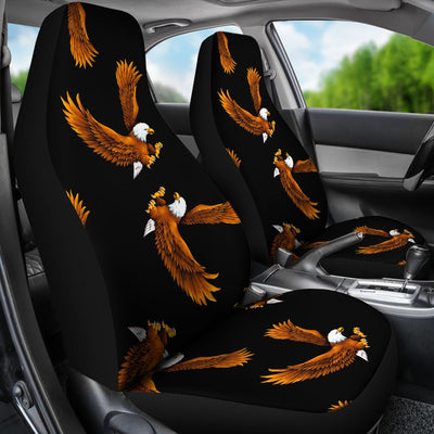 Eagles Print Pattern Universal Fit Car Seat Covers